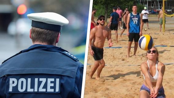 Kampf der Beamten: Mittelfrankens Polizei veranstaltet Beachvolleyball-Turnier