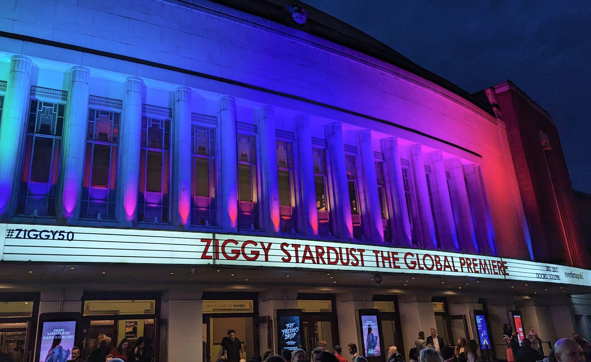 Restaurierter BowieKonzertfilm feiert Premiere in London