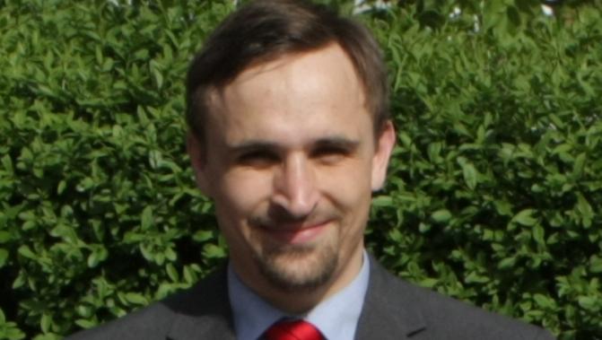 PARTEI-Direktkandidat für den Landtag, Anton Seidl.