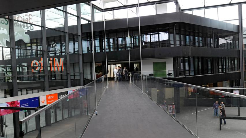 Der neue Eingang Mitte der NürnbergMesse