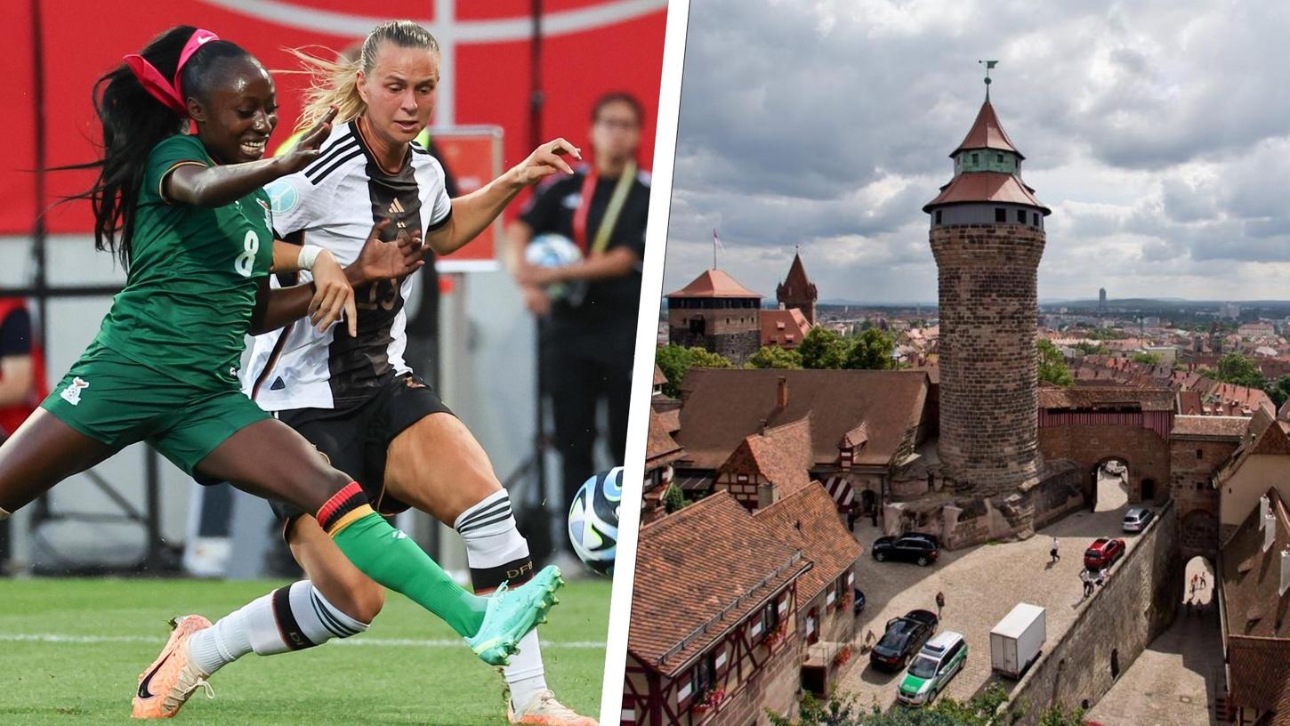 Am 7.7. spielten die deutschen Fußballerinnen im Sportpark Ronhof kurz vor der WM ein letztes Testspiel gegen Sambia. Vor Anpfiff zeigte die ARD allerdings Bilder aus Nürnberg statt aus Fürth. Am 7.7. spielten die deutschen Fußballerinnen im Sportpark Ronhof kurz vor der WM ein letztes Testspiel gegen Sambia. Vor Anpfiff zeigte die ARD allerdings Bilder aus Nürnberg statt aus Fürth.