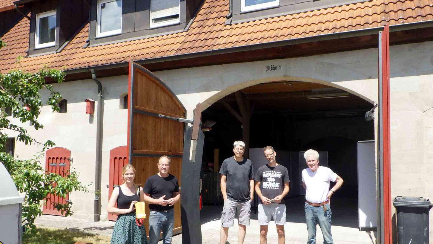 Erstmals steht auch das Tor zur „Scheune der Kunstmühle“ an der Schulstraße offen.