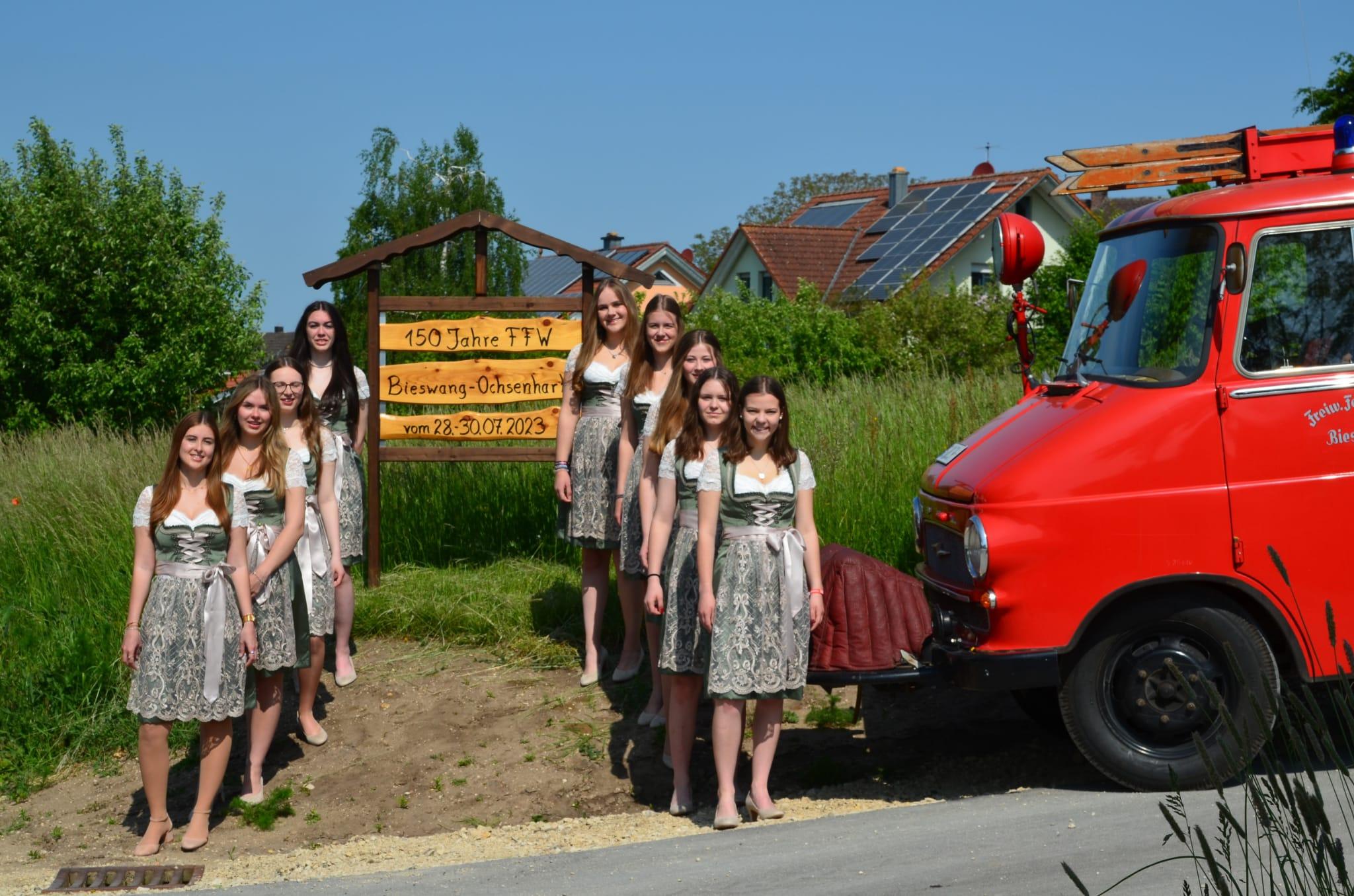 Vom 28. bis 30. Juli Die Freiwillige Feuerwehr Bieswang begeht ihr 150