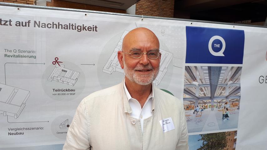 Der Architekt des Bauprojekts und Leiter der Neufert-Stiftung Prof. Johannes Kister (Gesellschafter ksg Architekten und Stadtplaner, Köln)