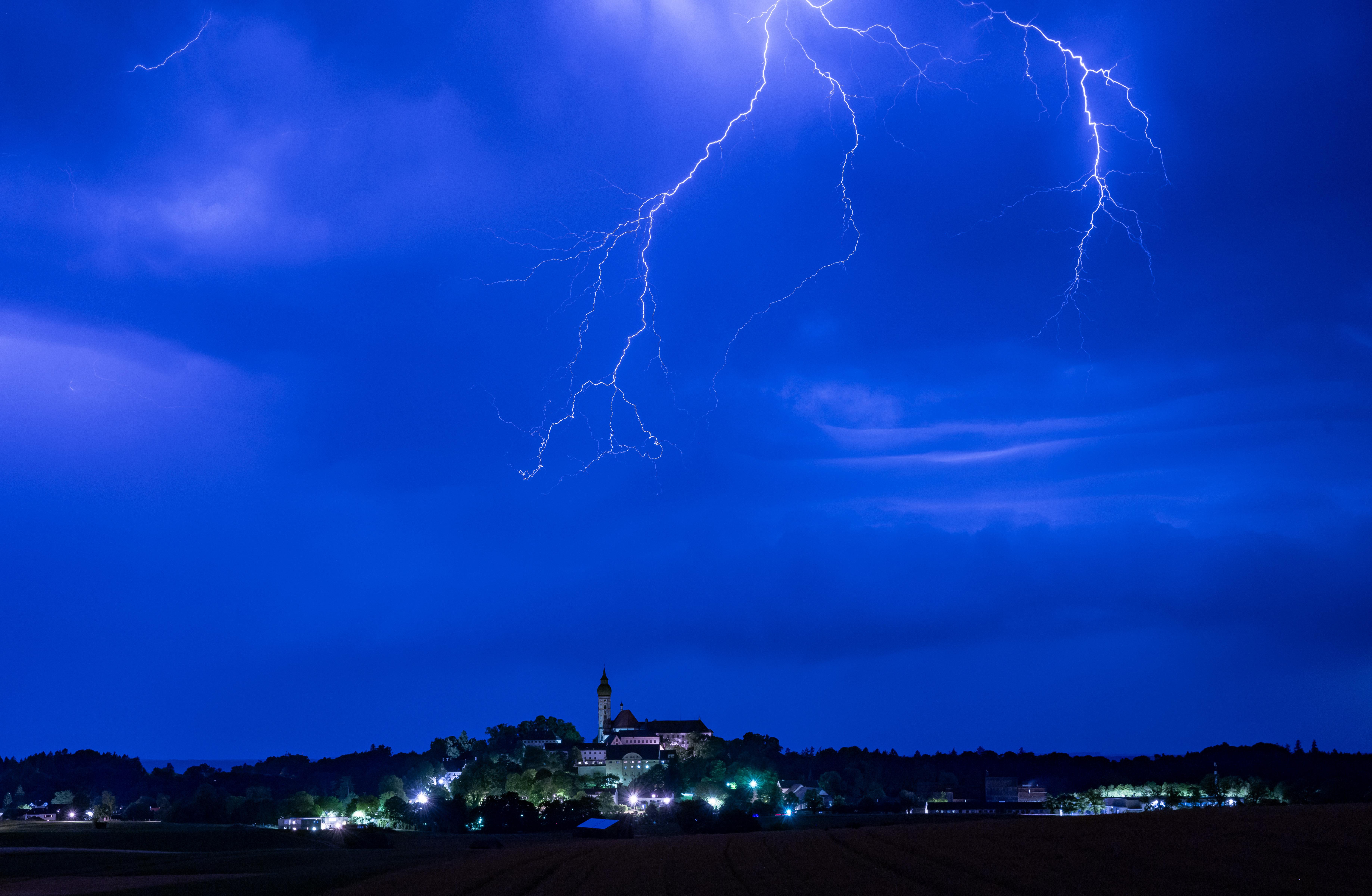 Gewitter in Oberbayern