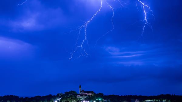 Gewitter in Oberbayern