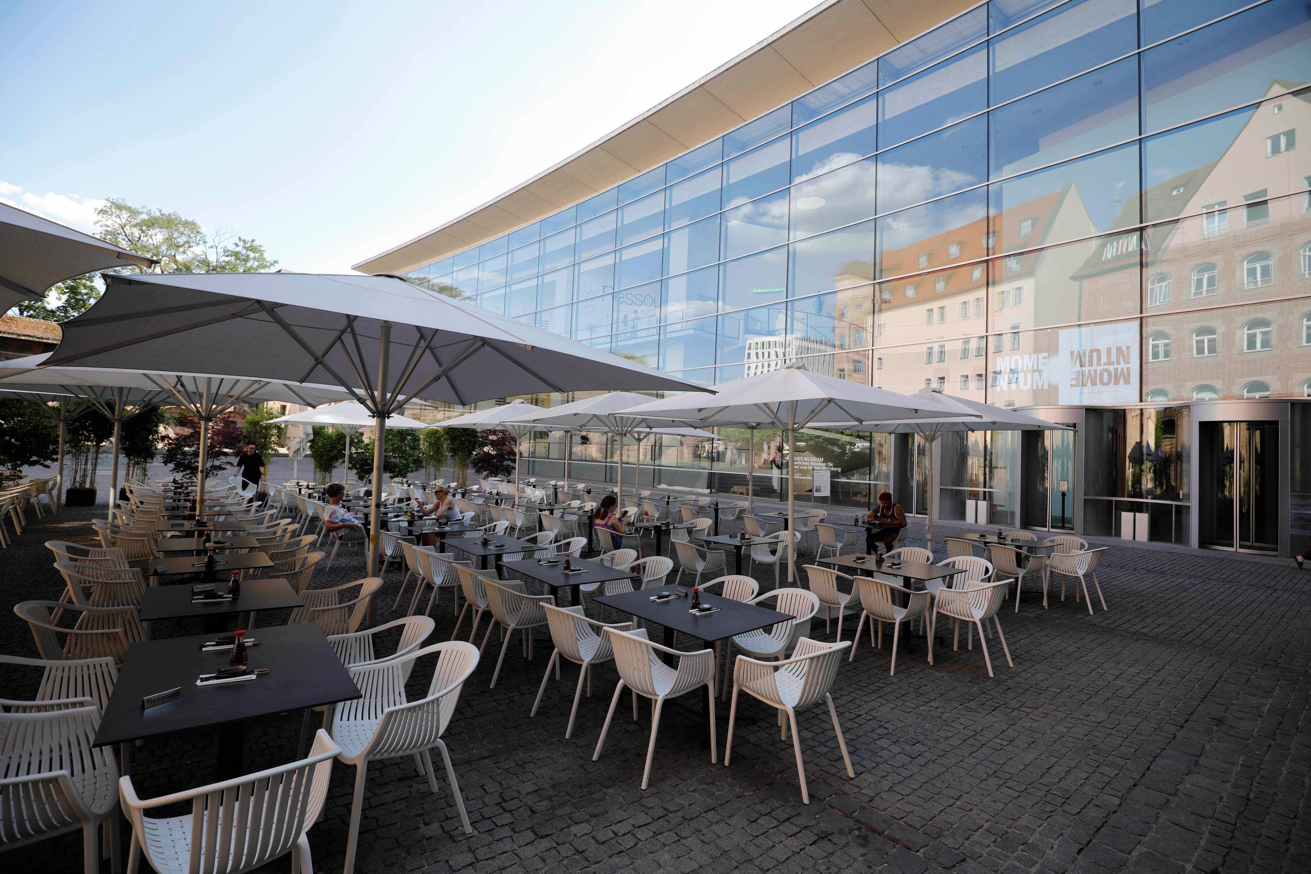 Ein ähnliches Bild am Klarissenplatz.