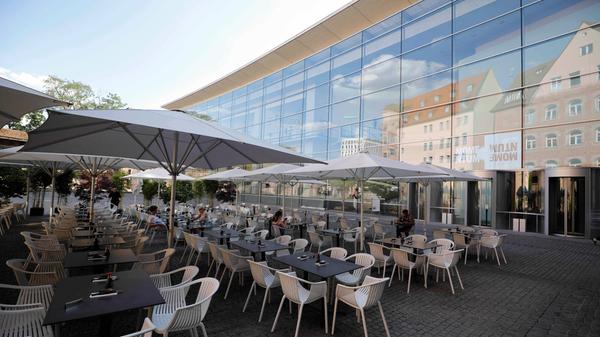 Ein ähnliches Bild am Klarissenplatz.