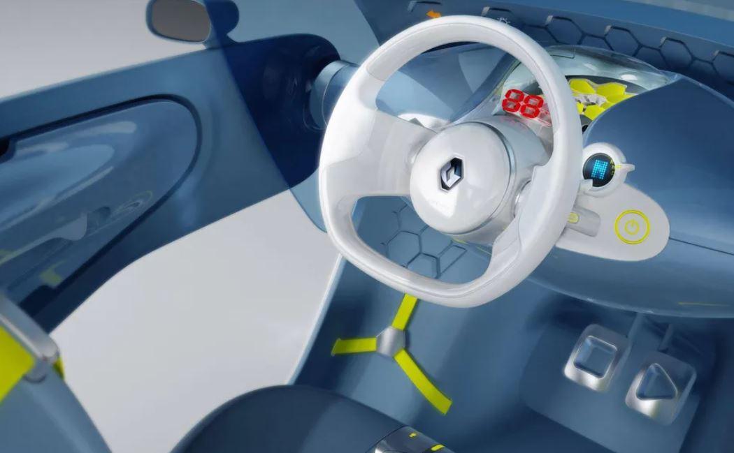 Im Kombiinstrument zeigte eine sich nach und nach schließende Lotusblüte die verbleibende Reichweite an.