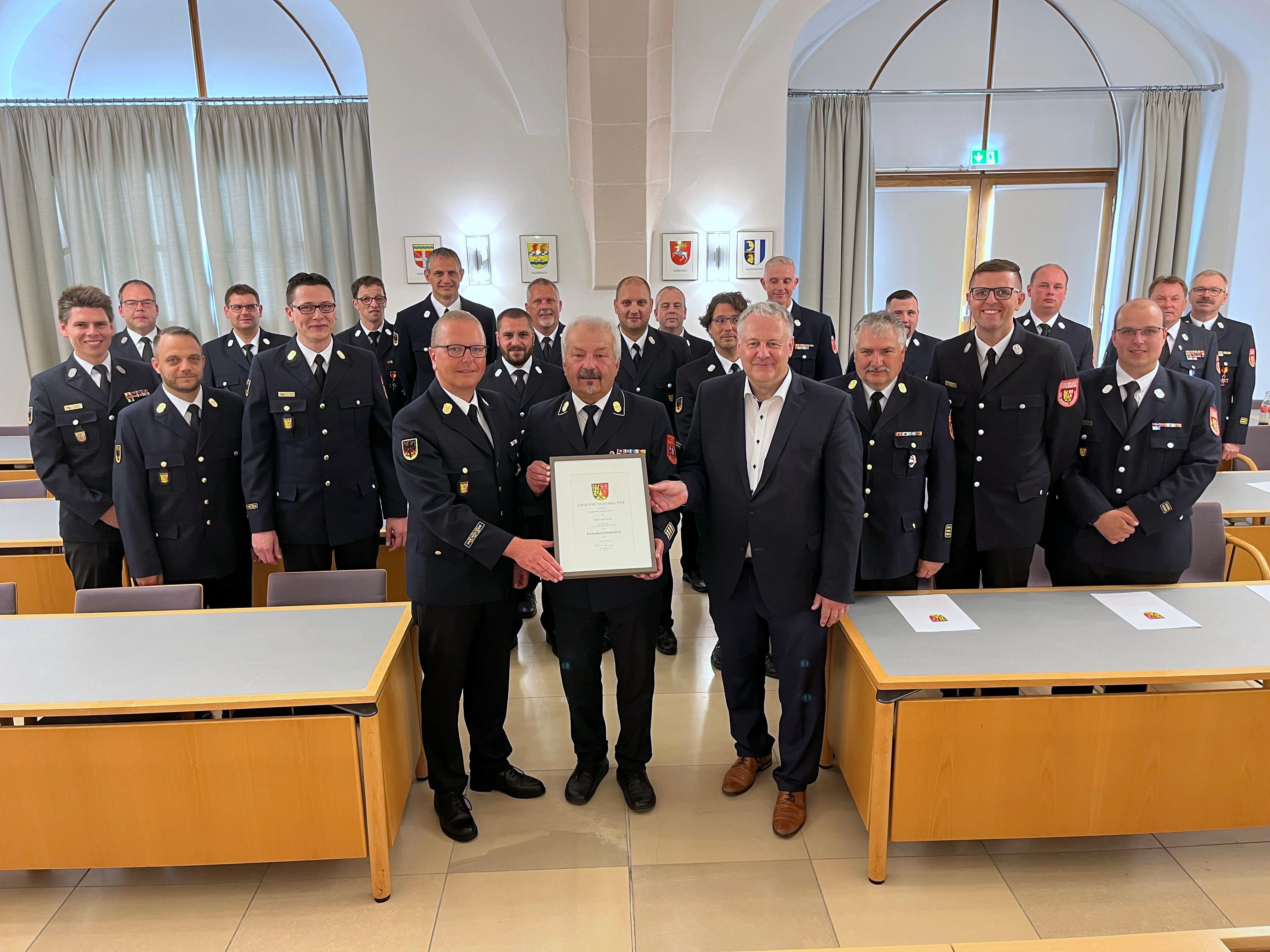 Jetzt ist es offiziell Wechsel an der Spitze der Wehren im Kreis