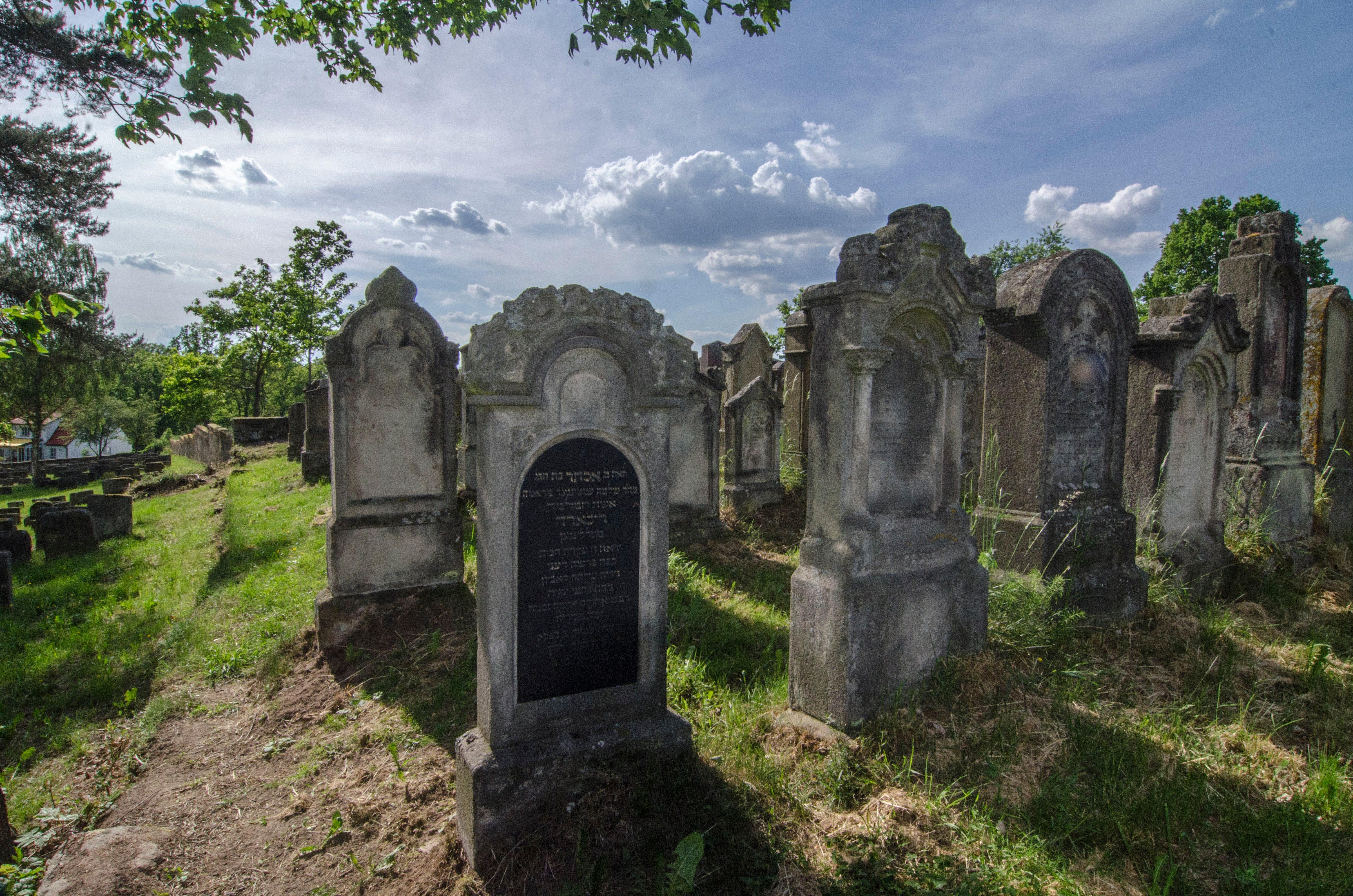 Etwa 400 Jahre lang war Georgensgmünd ein Zentrum jüdischen Lebens auf dem fränkischen Land, bis 1938 die letzten verbleibenden Juden ausgewiesen wurden. Von dieser Geschichte zeugt bis heute der Jüdische Friedhof. Fast 1800 Grabsteine stehen dort, viele von ihnen verziert mit Reliefs und den typischen Motiven der jüdischen Grabmalsikonographie. Weil sie schon zuvor verkauft worden war, überstand die ehemalige Synagoge die Brandschatzungen der Pogromnacht. Jeden ersten Sonntag im Monat ist sie für Besucher geöffnet.