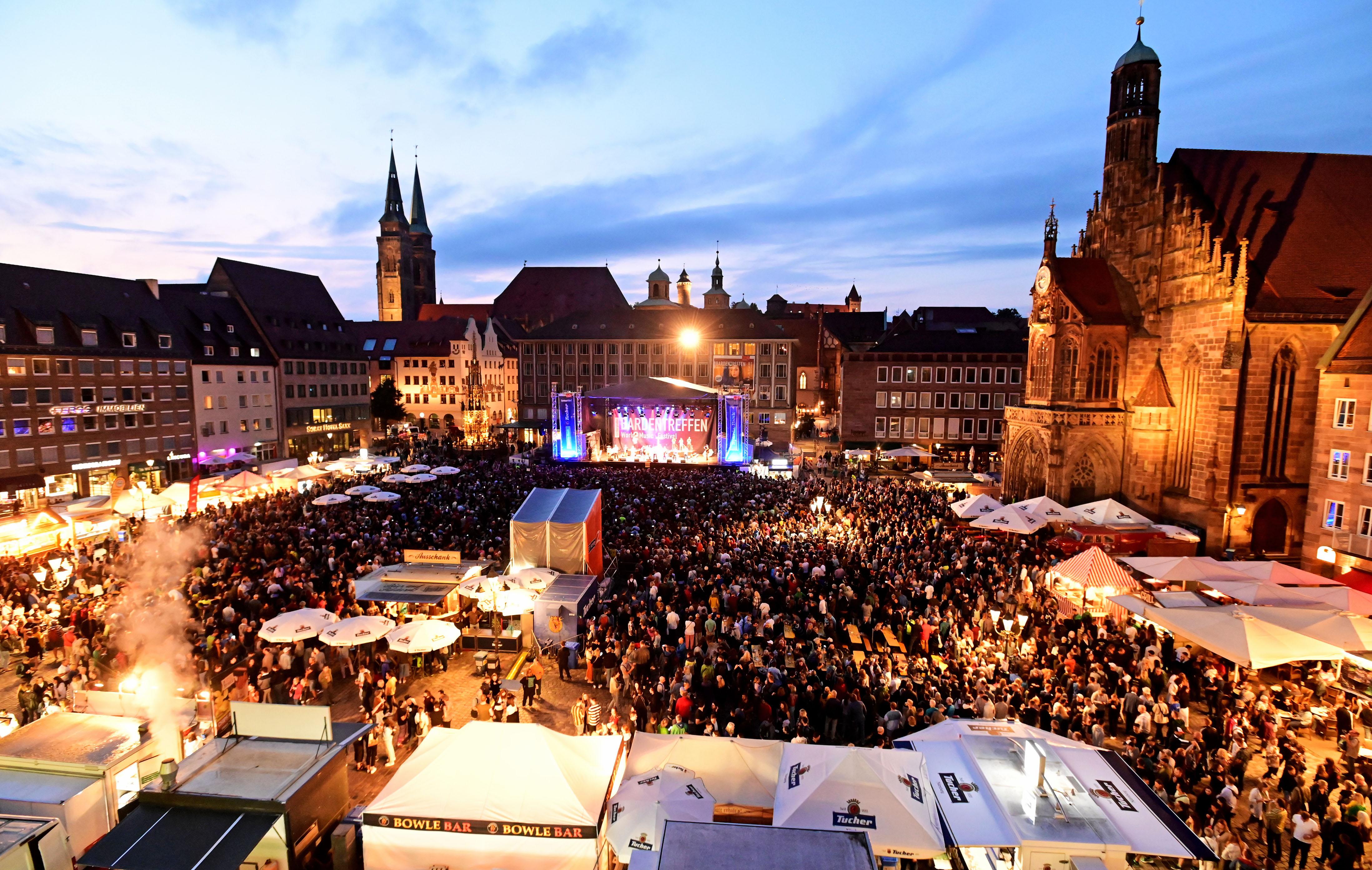 Gemütliche Stimmung - das kann das Bardentreffen!