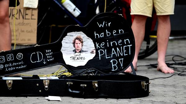 Der Klimawandel war auch beim Bardentreffen ein Thema.