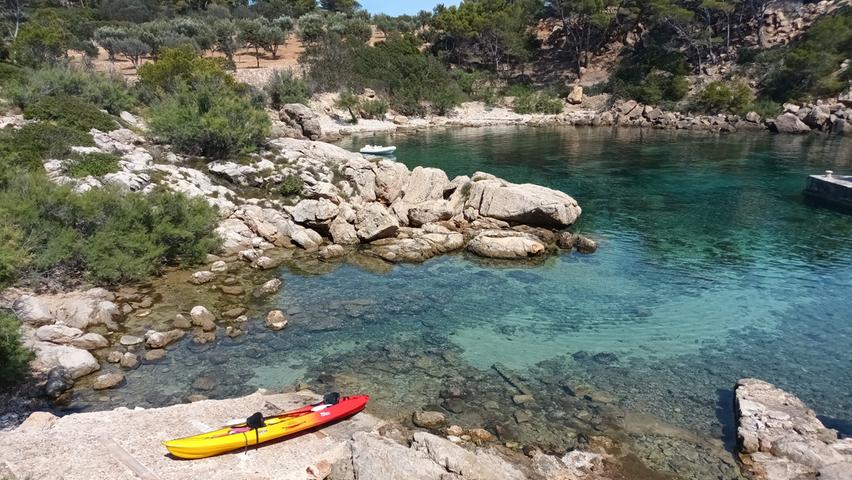 Mit dem Kayak nach Sa Dragonera auf Mallorca.