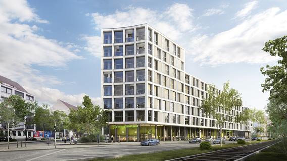 Wohnungen auf Betonpfeilern und Gärten auf dem Dach: Das Luitpoldviertel in Nürnberg wächst