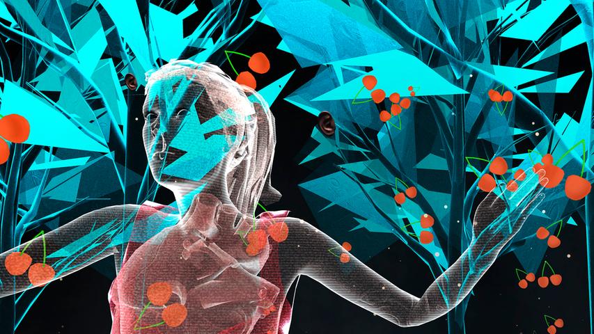 Animation einer jungen Frau. Welche Symbolik könnte sich in Jay Scheibs "Parsifal"-Inszenierung dahinter verbergen? Animation einer jungen Frau. Welche Symbolik könnte sich in Jay Scheibs "Parsifal"-Inszenierung dahinter verbergen?