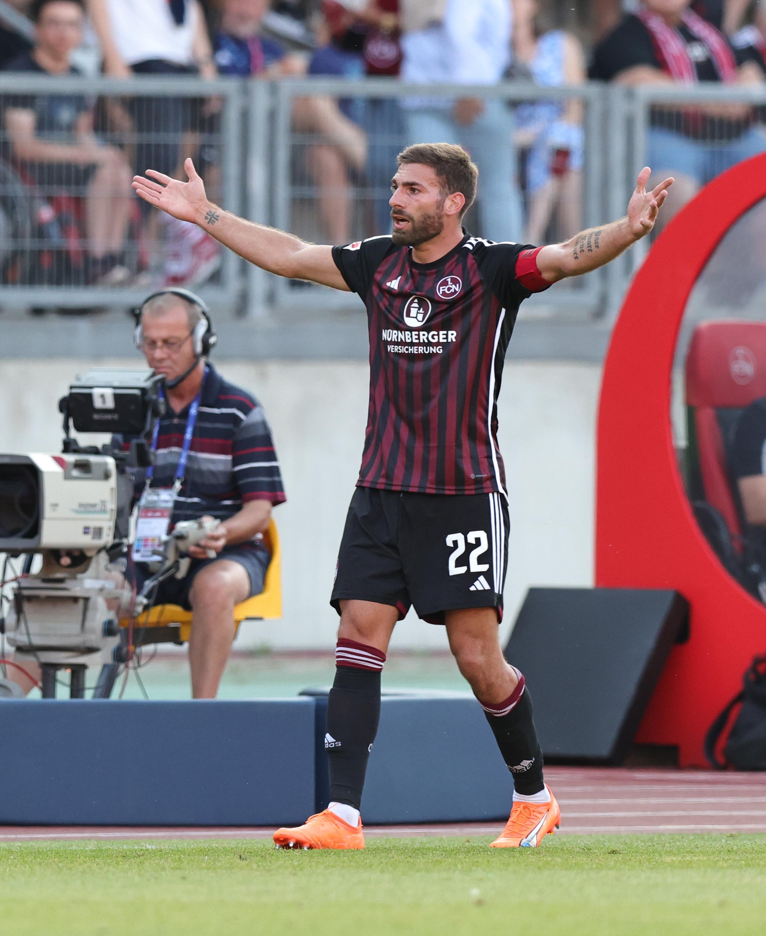 Valentini soll den 1. FC Nürnberg als Kapitän anführen