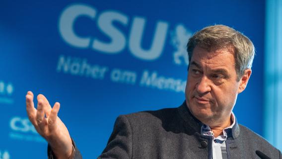 Ministerpräsident Markus Söder in Nürnberg: "Wir werden die Landtagswahl klar gewinnen"