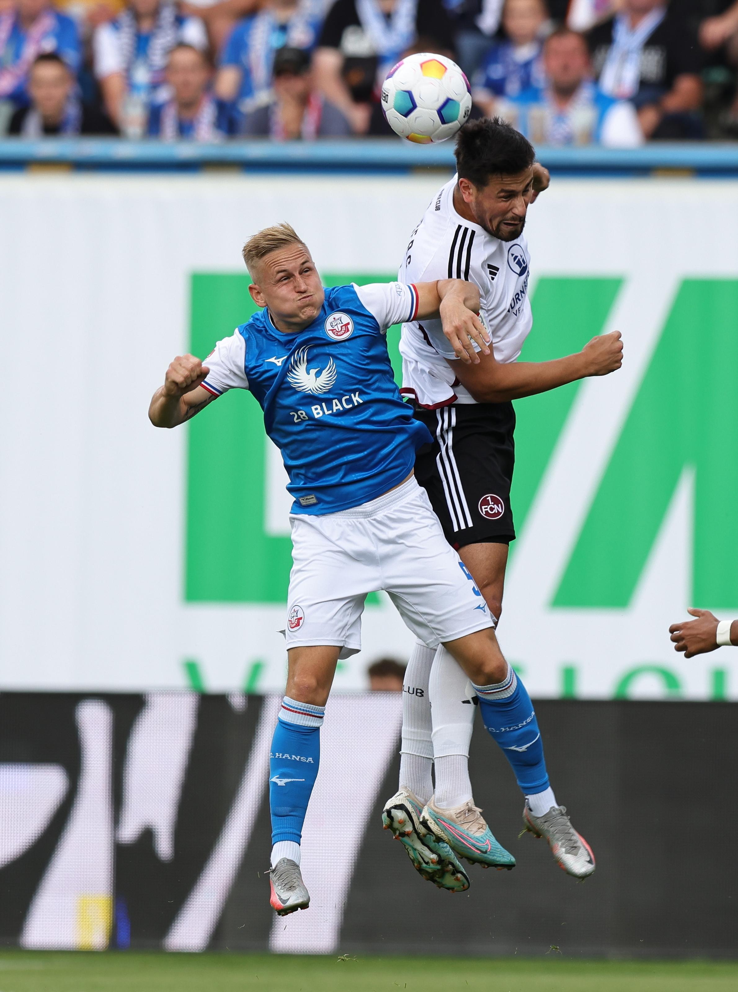 Enttäuschung pur in Rostock Der FCNTicker zum Nachlesen