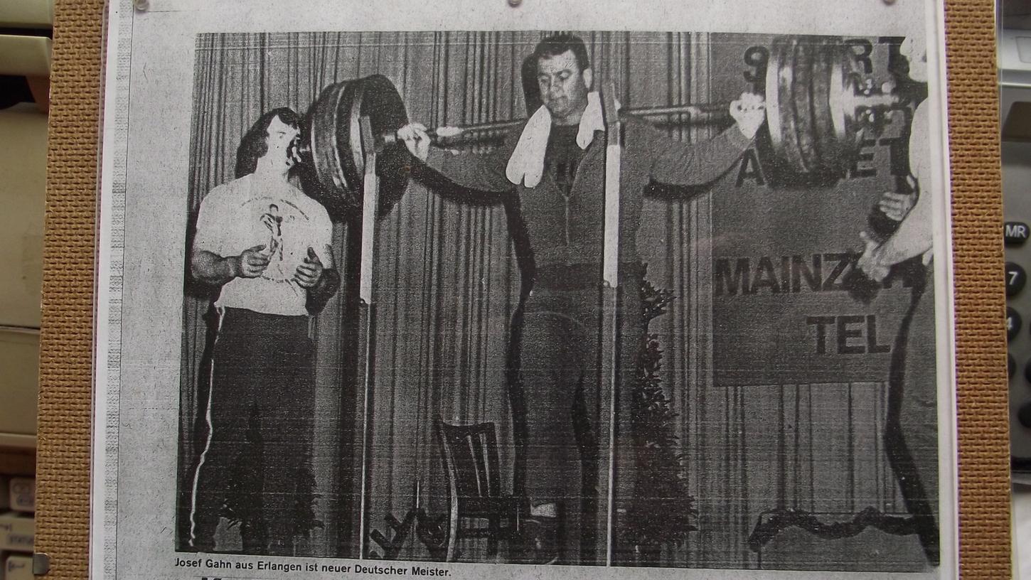 Josef Gahn Pionier der Erlanger BodybuildingSzene