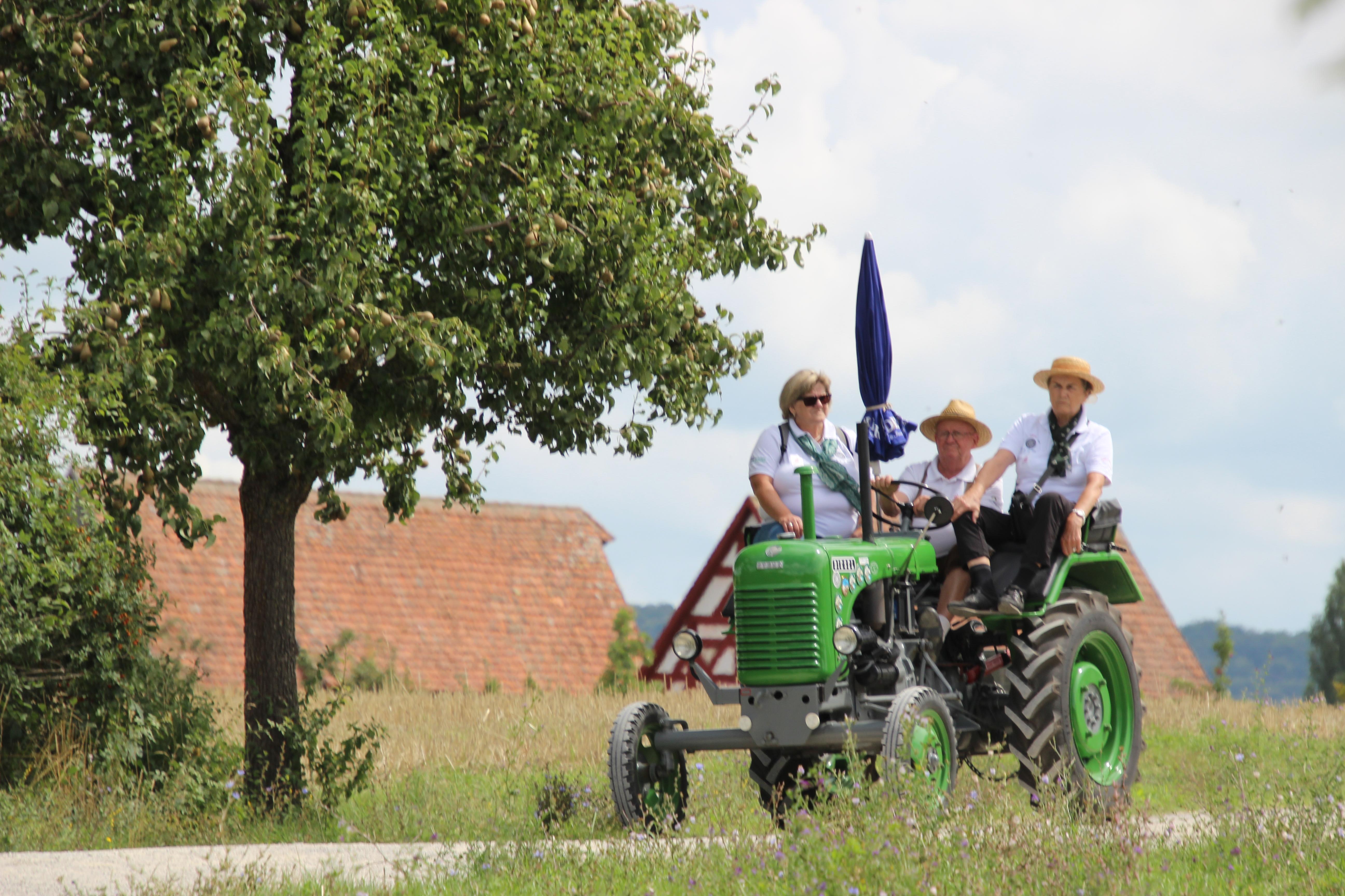 "Zu einem solchen Schleppertreffen gehört natürlich auch das Fachsimpeln danach", sagte Werner. 