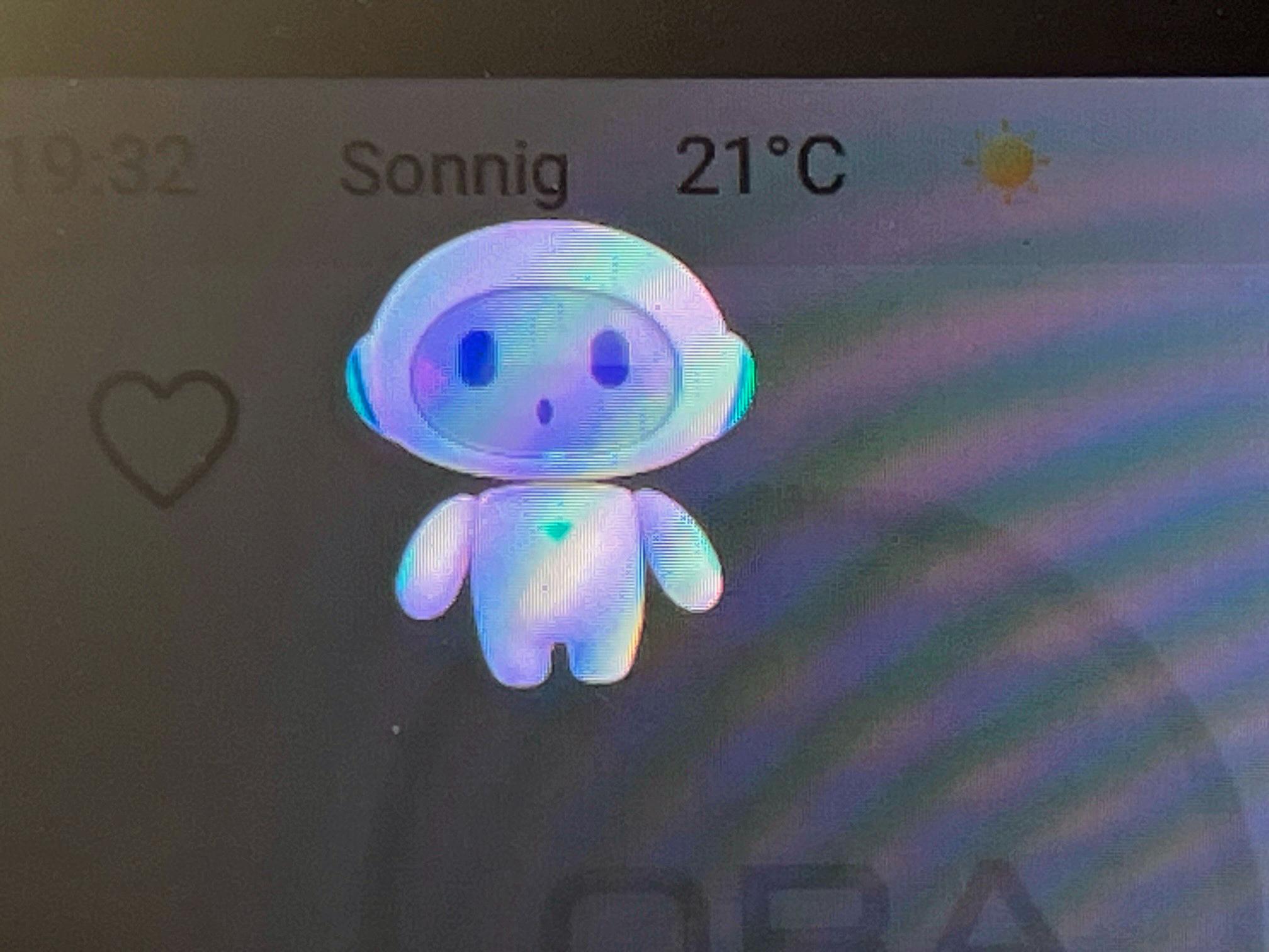 Man ist nicht allein im Funky Cat. Als digitaler Beifahrer kommt dieser Avatar mit. Der Sprachdialog klappt nicht immer reibungslos und konfliktfrei.