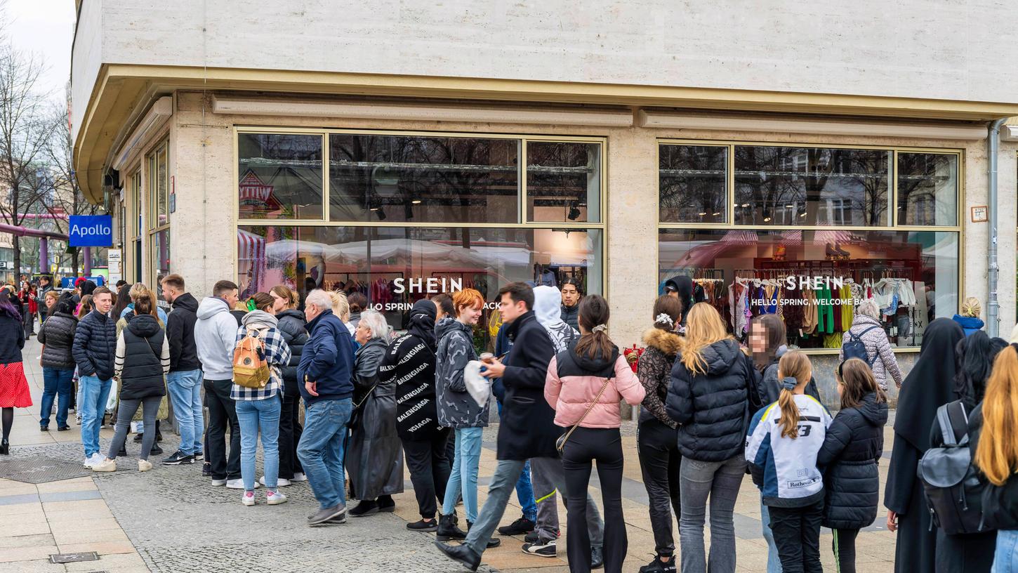 Offline Markenerlebnis: Shein eröffnete im März einen Pop-up-Store in Berlin.