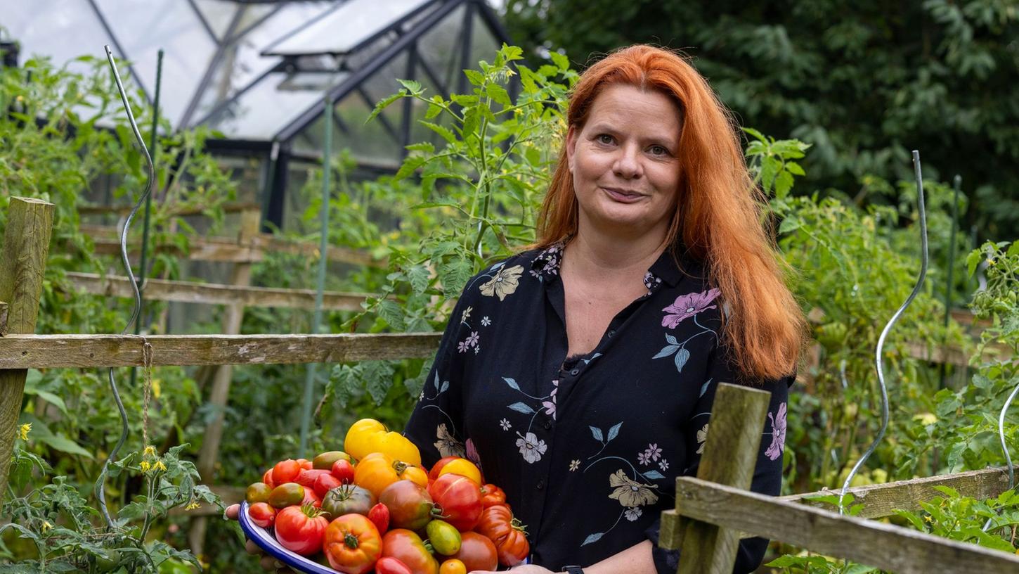 In Birgit Arndts Garten wachsen weit über 100 verschiedene Tomatensorten.