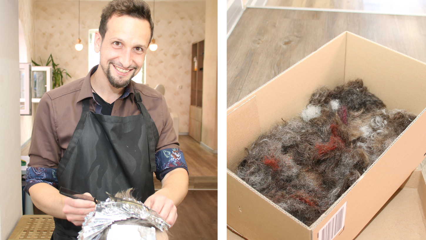 Maximilian Böhm beteiligt sich an der " Hair help the oceans "-Initiative. Mit den gesammelten Haaren trägt er zur Reinigung der Weltmeere bei.
