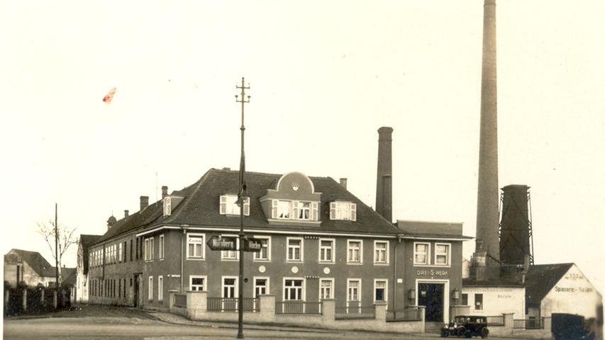 Das einstige Schwabacher "Drei-S-Werk" um das Jahr 1930.