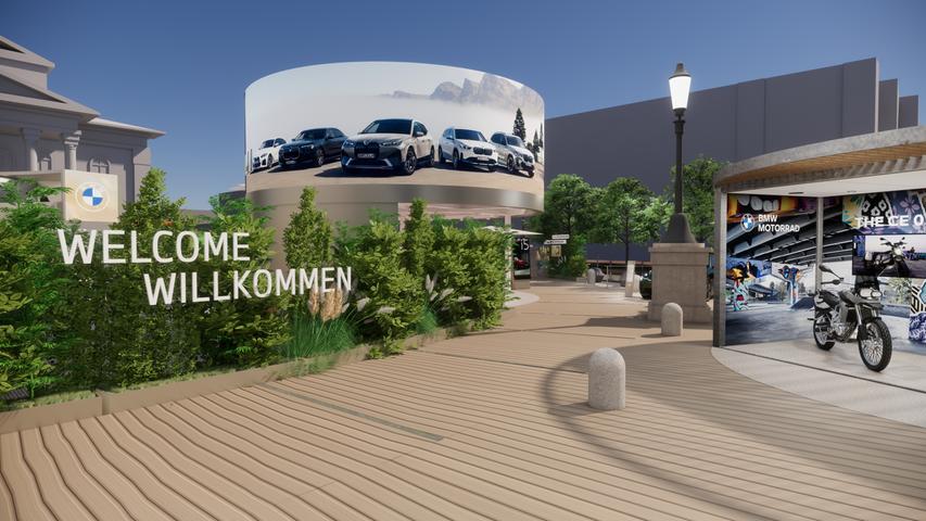 Open Space: So wird die Ausstellungsfläche von BMW am Max-Joseph-Platz aussehen.
