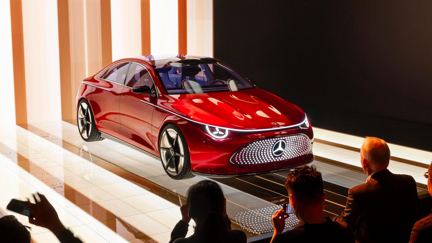 Premiere auf der IAA Mobility in München: Mercedes Concept CLA Class.