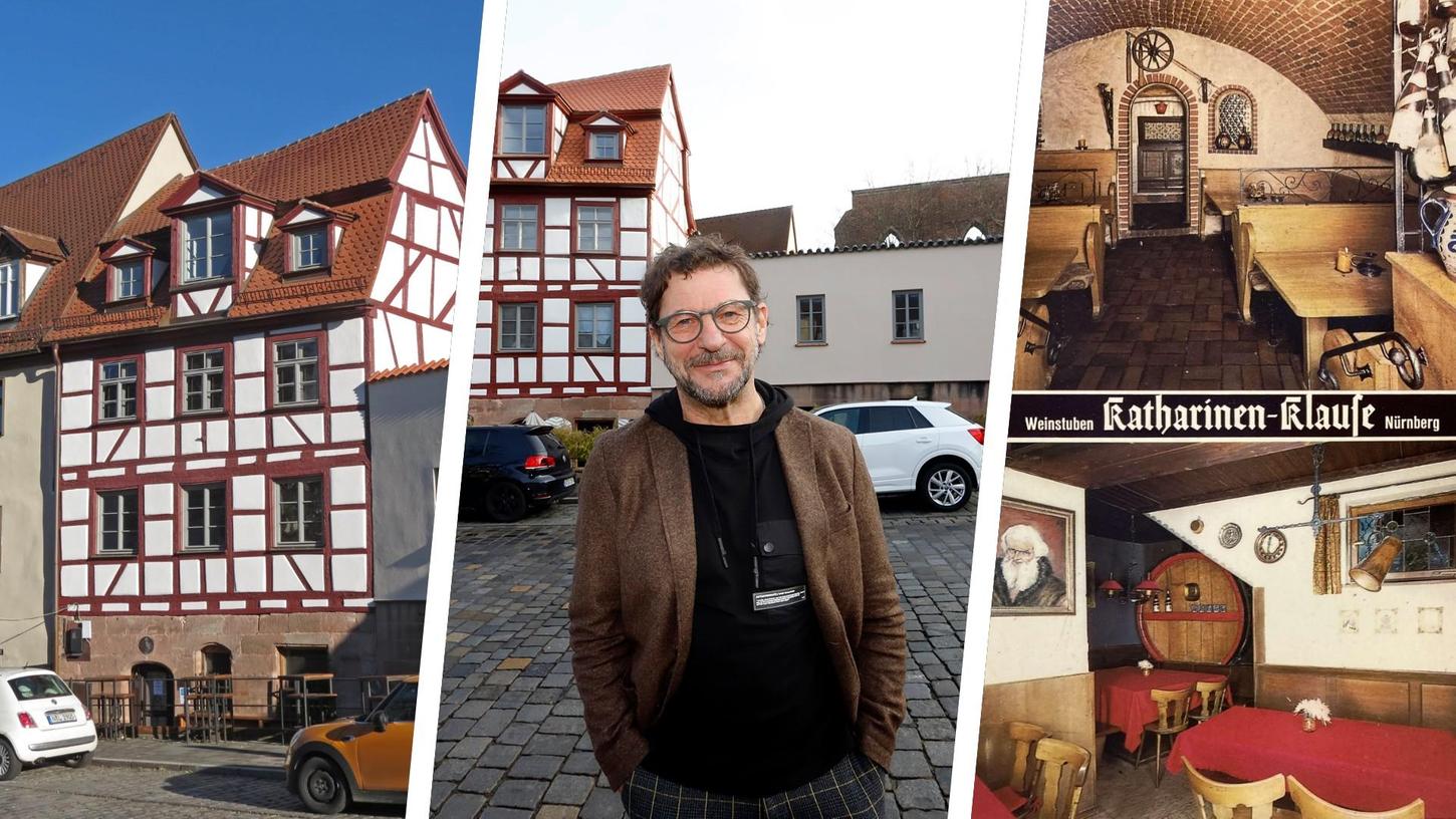 Lange Geschichte: Das Haus der Familie Regenauer (auf dem Foto Kabarettist Bernd Regenauer) in der Peter-Vischer-Straße 3 beherbergte einst die legendäre "Katharinenklause". Heute ist dort die "Rote Bar" von Christian Wagner zu Hause. Lange Geschichte: Das Haus der Familie Regenauer (auf dem Foto Kabarettist Bernd Regenauer) in der Peter-Vischer-Straße 3 beherbergte einst die legendäre "Katharinenklause". Heute ist dort die "Rote Bar" von Christian Wagner zu Hause.