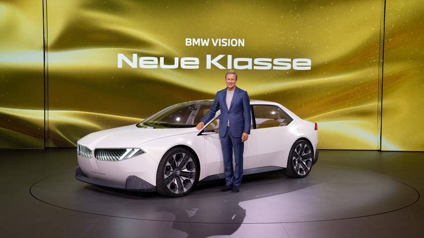 Schauplatz München: BMW-Chef Oliver Zipse präsentiert auf der IAA Mobility die Neue Klasse