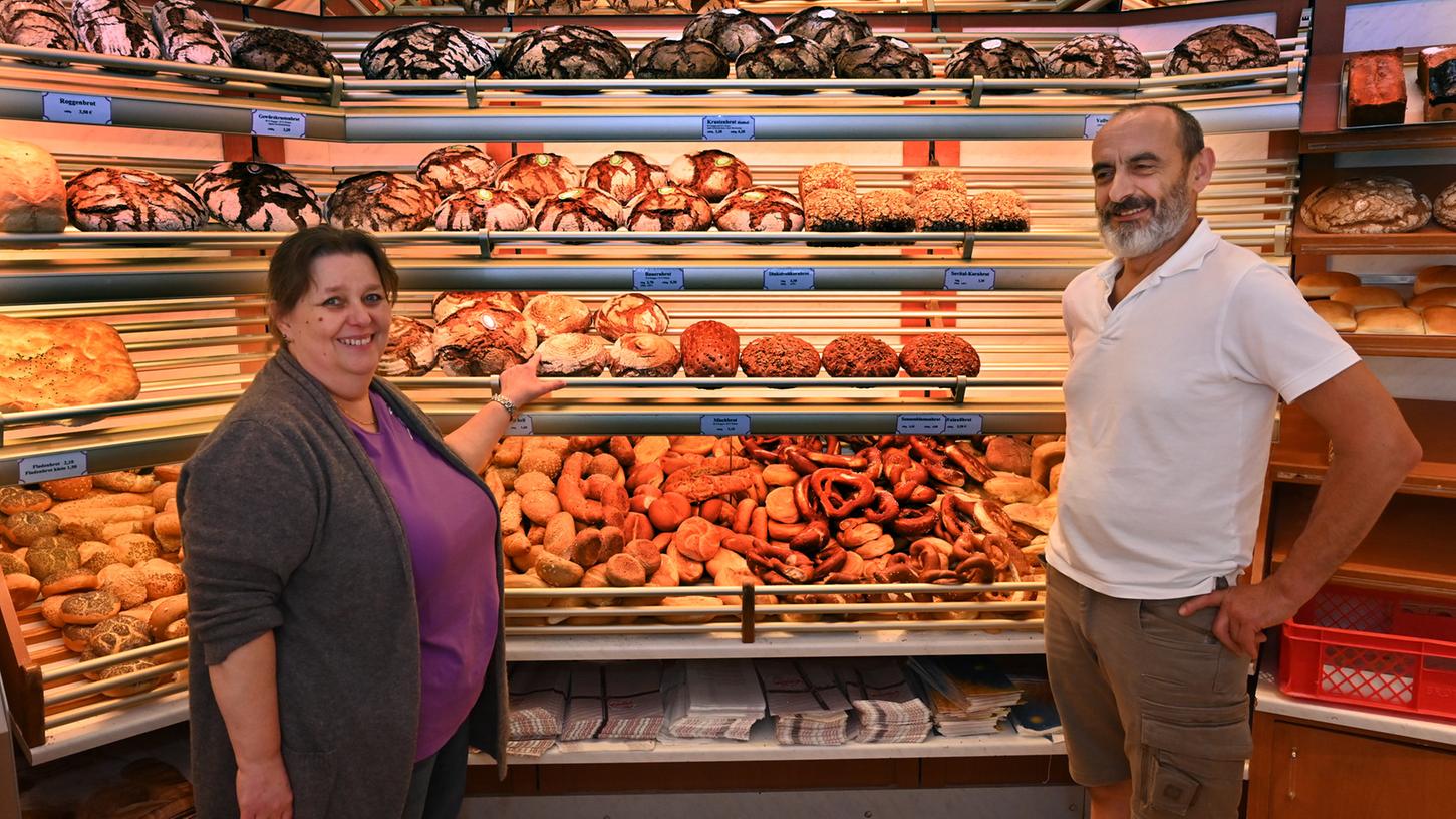 Ingeborg und Gerhard Volland sind stolz auf ihren Familienbetrieb, die Bäckerei Volland in Heroldsberg.