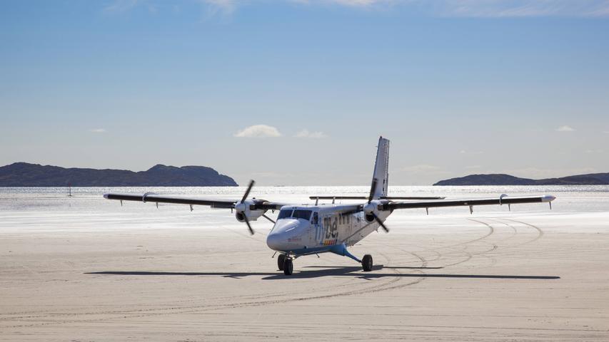 Barra Airport, Schottland. Barra Airport, Schottland.