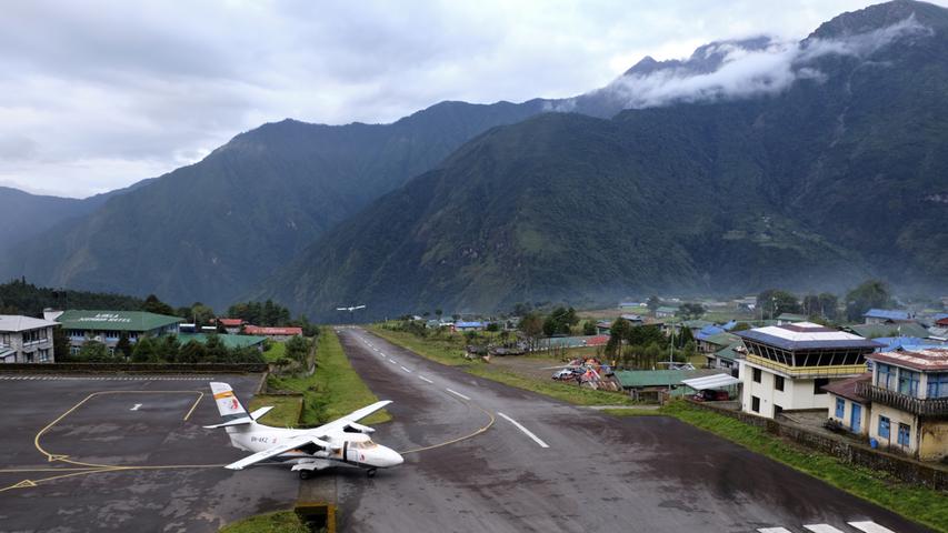 Tenzing-Hillary Airport, Nepal. Tenzing-Hillary Airport, Nepal.