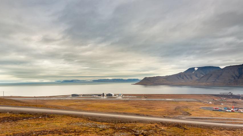 Flughafen Longyearbyen, Svalbard. Flughafen Longyearbyen, Svalbard.