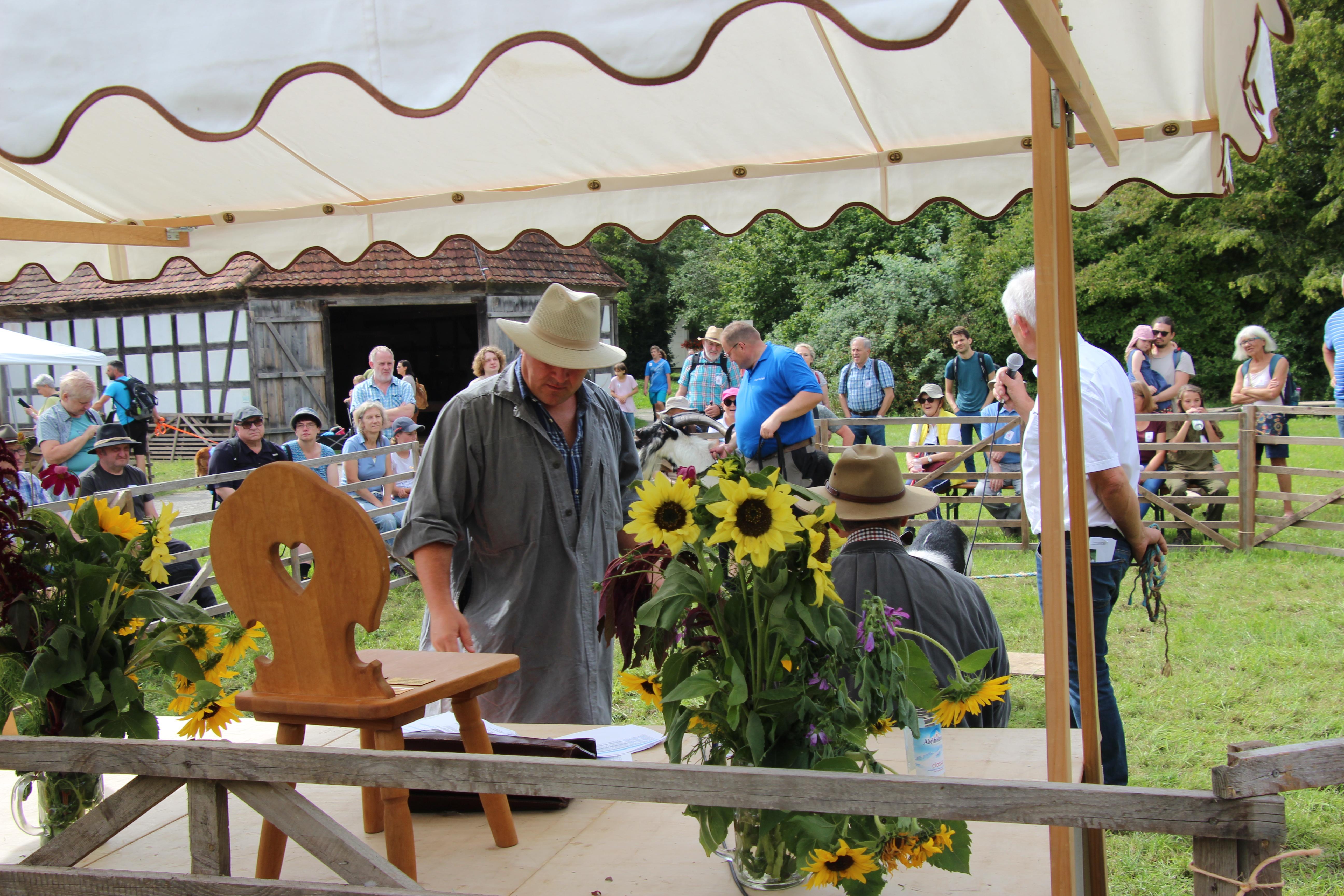 Gesamtschau-Sieger wurde der Bock Zaphir, eine Thüringer Waldziege.