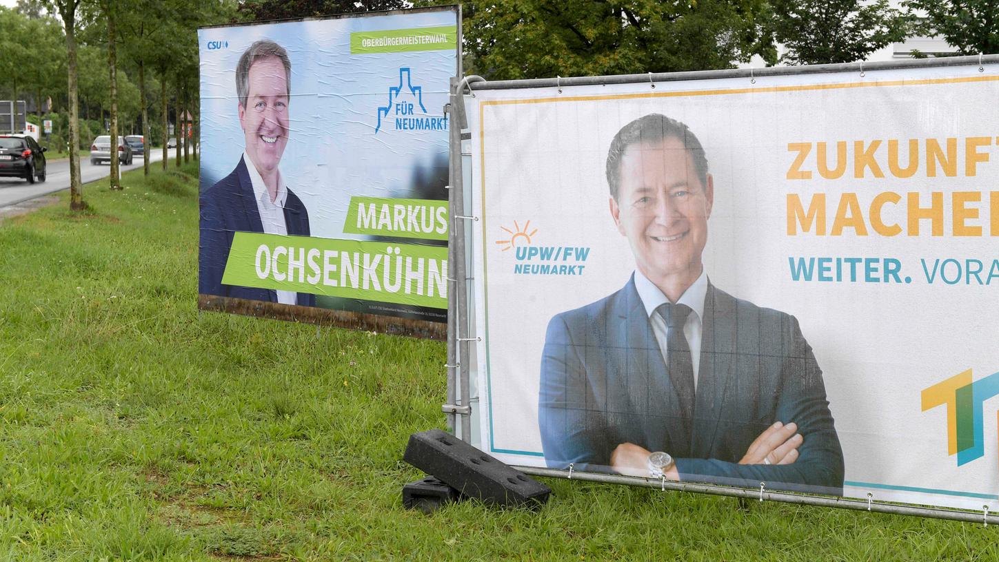 Da waren es nur noch zwei: Markus Ochsenkühn fordert am Sonntag OB Thomas Thumann in der Stichwahl ein weiteres Mal heraus.