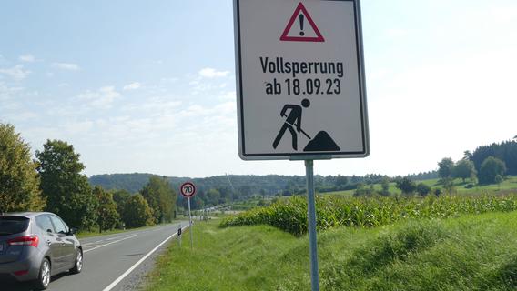 Pottenstein: Der "Lange Berg" ist in Richtung Gößweinstein gesperrt