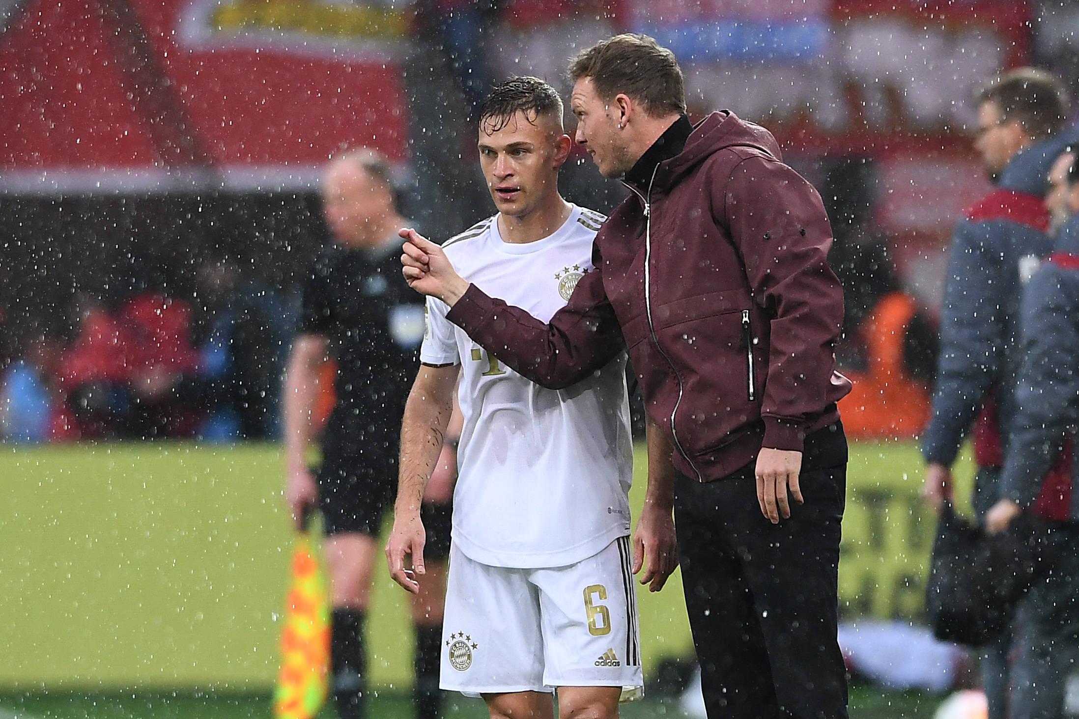 Am Ende des Tages ist so das Geschäft: Wenig Liebe, wenig Herz. (Joshua Kimmich nach der Beurlaubung von Bayern-Trainer Julian Nagelsmann)  