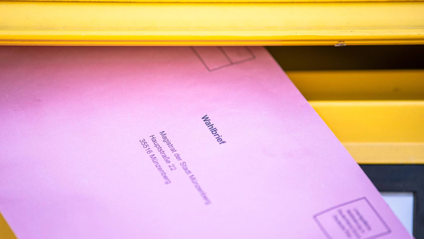 Briefwahl bei der Landtagswahl 2023 (Symbolbild).
