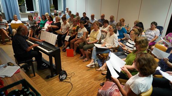 Singen auf Probe: So lief die Schnupperstunde beim Hilpoltsteiner Gesangverein