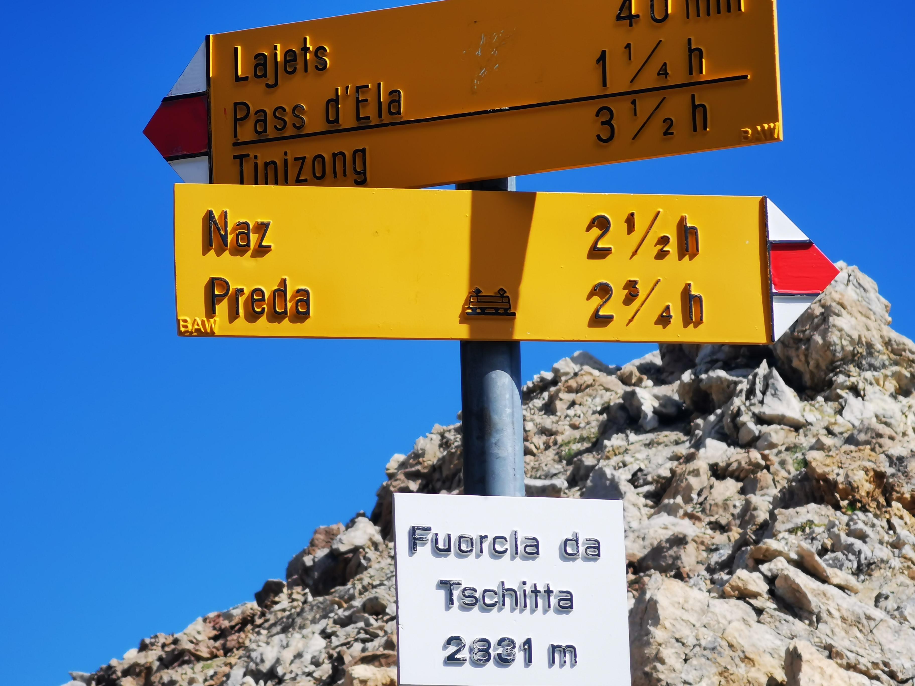 Die Beschilderung des Park Ela Trek ist ausgezeichnet.