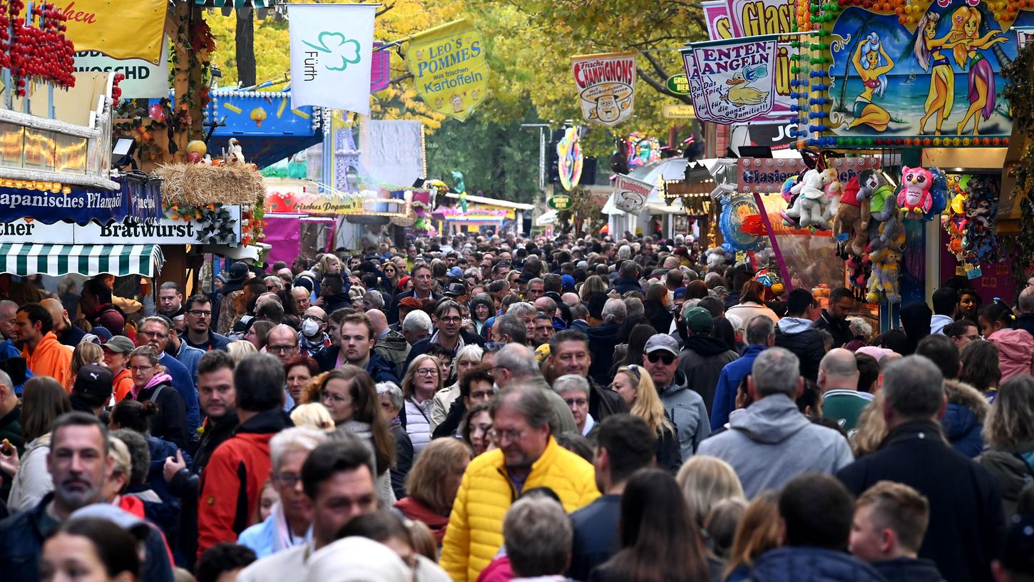 Ein begehrtes Fest: 1,5 Millionen Menschen strömten im vergangenen Jahr in die Fürther Budenstadt. 