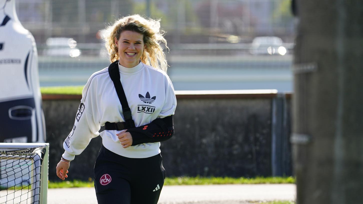 Fröhlich bis zum Schluss: Lea Paulick muss erst einmal Pause machen. Fröhlich bis zum Schluss: Lea Paulick muss erst einmal Pause machen.