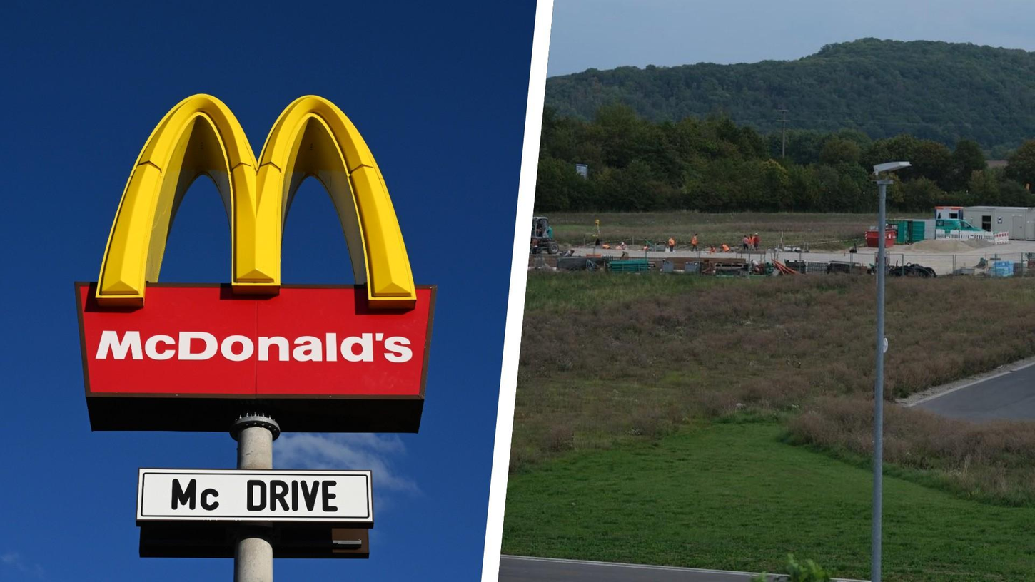 Eine neue Filiale von McDonalds entsteht in Westmittelfranken. 