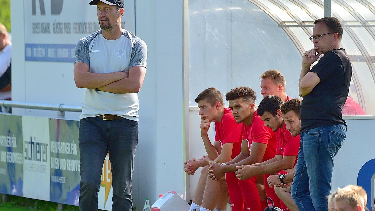 Stehen am Anfang einer schwierigen Saison: SC-Trainer Dominik Haußner (links) und Sportvorstand Ralph Stefan (rechts). Stehen am Anfang einer schwierigen Saison: SC-Trainer Dominik Haußner (links) und Sportvorstand Ralph Stefan (rechts).