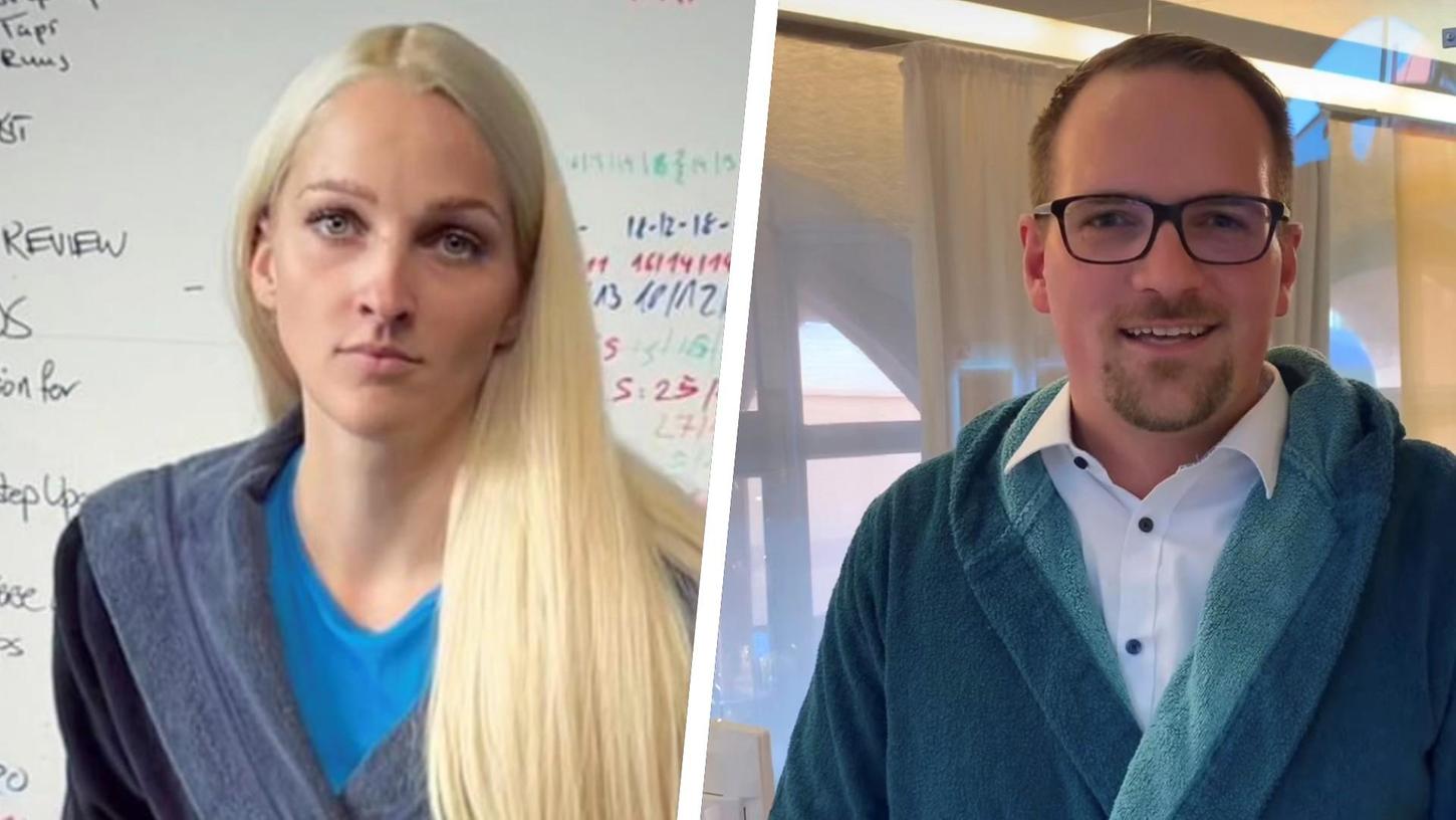 Magdalena Reiß und ihr Bruder, Schwabachs Oberbürgermeister, Peter Reiß im flauschigen Bademantel in den sozialen Medien: Dahinter steckt eine wichtige Botschaft. 